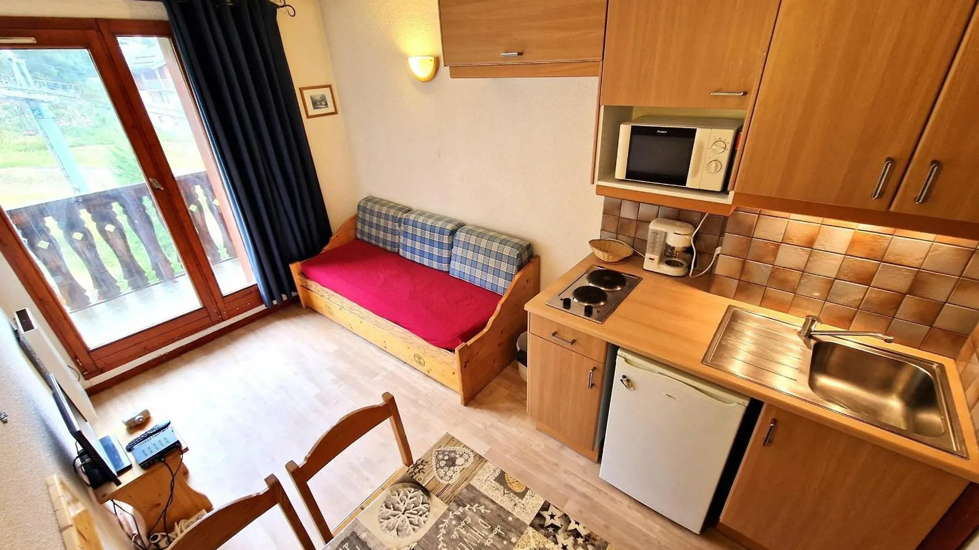 Charmant Studio Pour 2-3 Pers Avec Balcon A Valfrejus - Fr-1-265-236